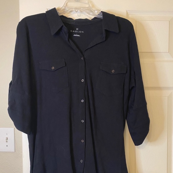 Nordstrom Tops - Carlson cuffed sleeve top with button on sleeve.